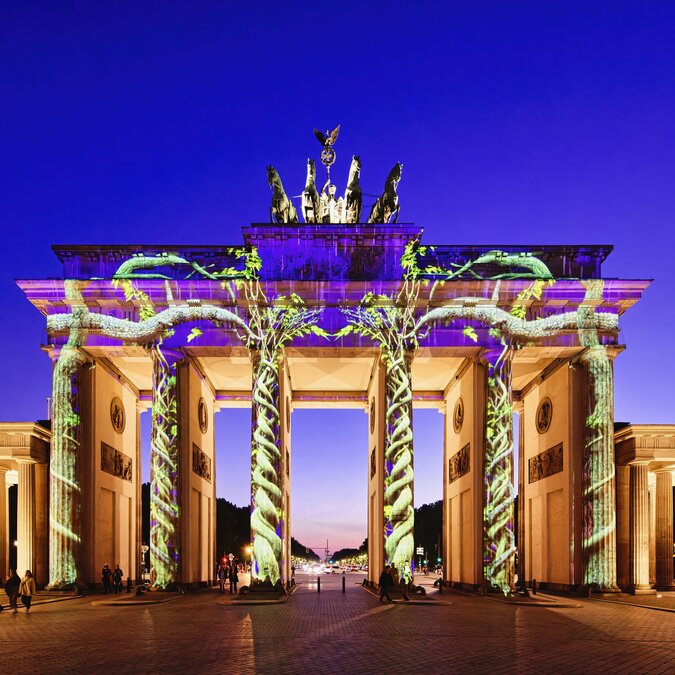 Berlin Brandenburger Tor Lightfestival | © DZT_Westenend61/RHPL_G&M Therin-Weise