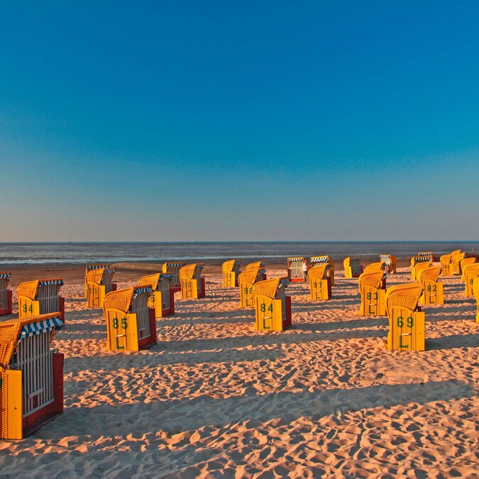 Strandkörbe in Cuxhaven | © Shutterstock 31566436